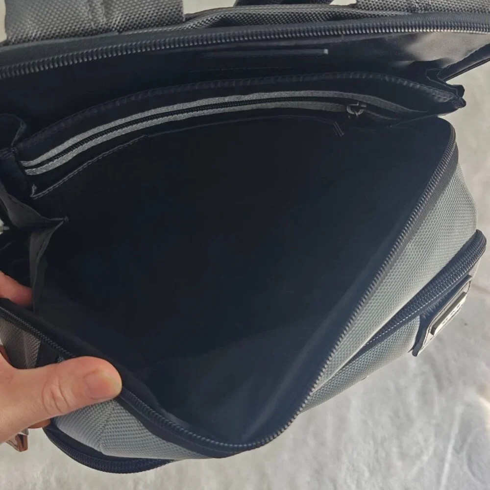 New TUMI Parrish Laptop Backpack 15 Inch Computer Grey - Picture 10 of 10